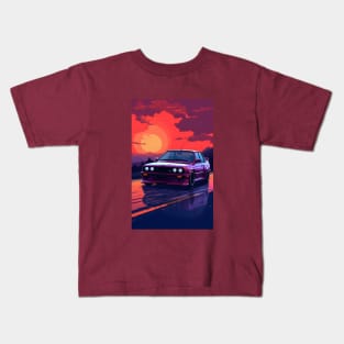 Sunset BMW M3 Kids T-Shirt